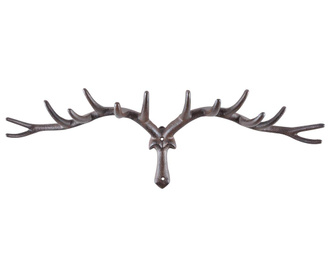 Cuier Esschert Design, Antler Deer, fonta cu invelis de vopsea cu aspect antichizat