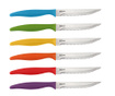 Set 6 nožev za zrezke in držalo Multicolor