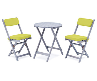 Комплект маса и 2 стола за екстериор Minoa