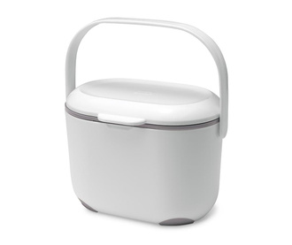 Posoda za kompost Caddy White Metallic 2.5 L