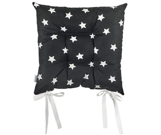 Sedežna blazina Black with Stars 37x37 cm