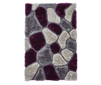 Tepih Shaggy Grey Purple 120x170 cm
