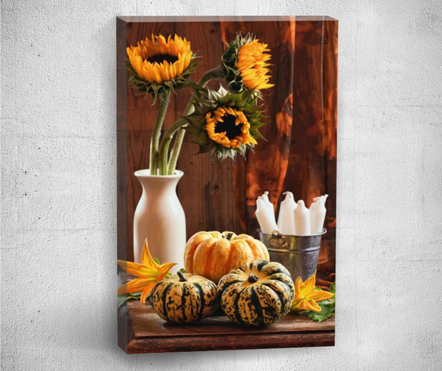 Sunflowers and Pumpkin Kép 50x70 cm