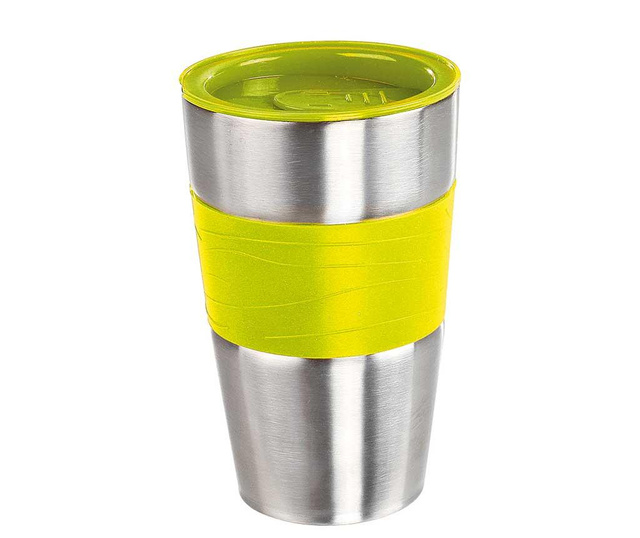 Кафемашина с чаша за пътуване To Go Caffeine Lime Green