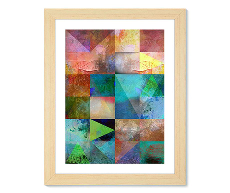 Πίνακας Geometric Colours 57x77 cm