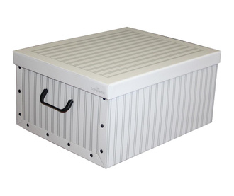 Shranjevalna škatla s pokrovom Stripes Mono