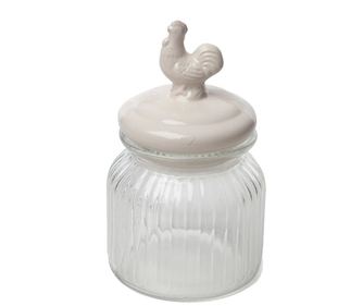 Rooster White Tároló fedővel