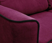 Desni kotni raztegljiv kavč Dragonfly   Purple And Black