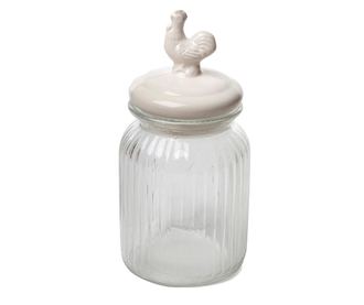 Rooster White Tároló fedővel 900 ml