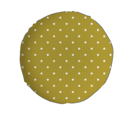 Декоративна възглавница Stars Round Mustard 45 см