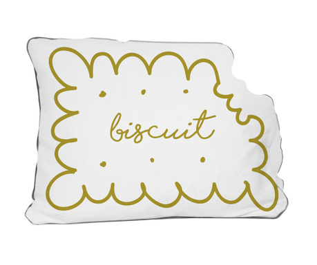 Декоративна възглавница Biscuit Mustard 35x50 см