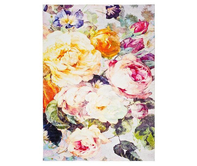 Preproga Chenille Floral 160x230 cm