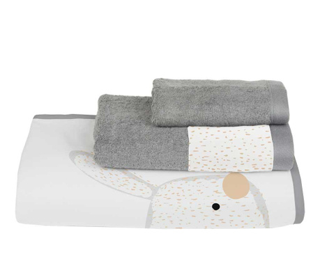 Комплект 3 кърпи за баня Hi Rabbit