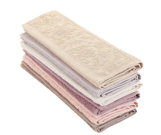 Комплект 6 кърпи за баня Wash Lilac 30x50 см