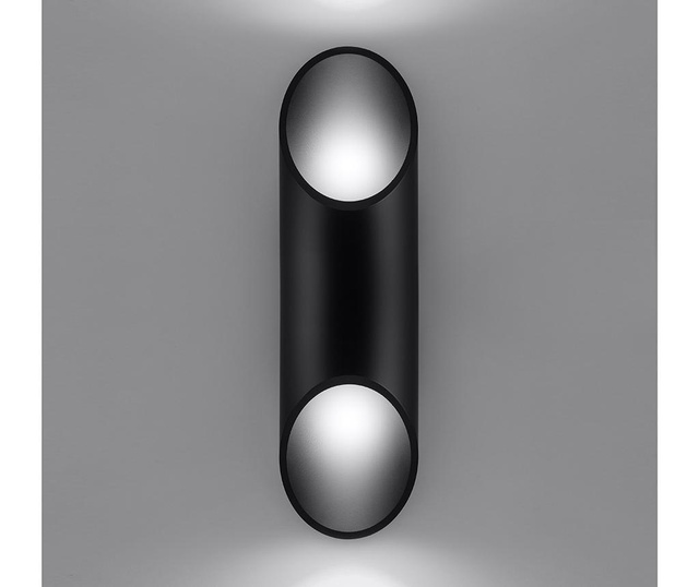 Aplica de perete Nice Lamps, Nixon Black, aluminiu, 10x12x30 cm