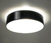 Plafoniera Nice Lamps, Atis Wide Black, otel, negru, 45x45x12 cm