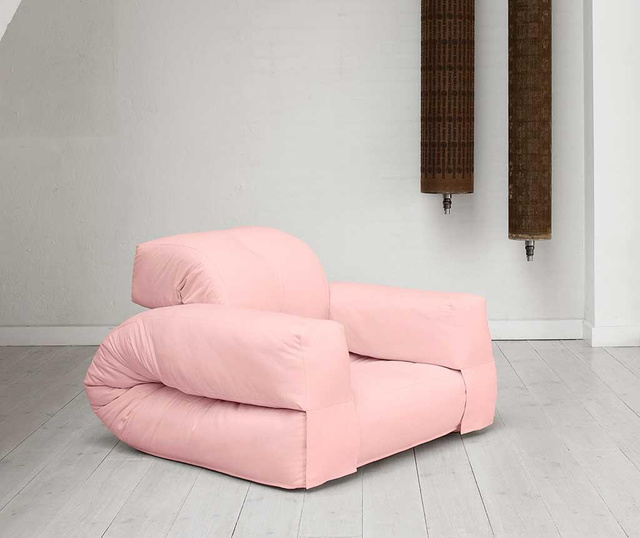Raztegljiv fotelj Hippo  Pink