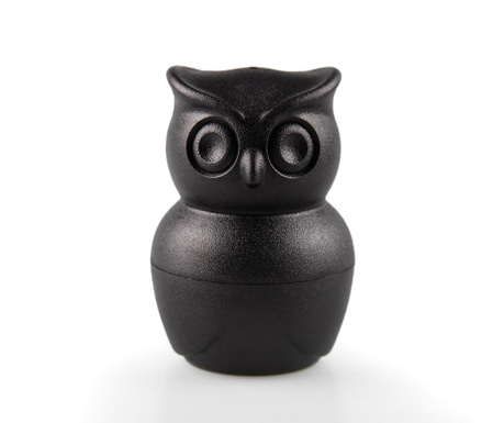 Morning Owl Black Sószóró, borsszóró és  főtt tojás tartó