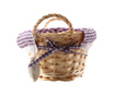 Košara za kruh Gingham Oblong Purple