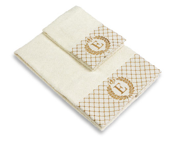 Комплект 2 кърпи за баня Monogram E