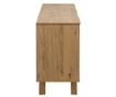 Bufet inferior Actona, Chara, placaj furniruit cu lemn de stejar tratat cu ulei, 150x40x71 cm