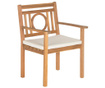 Set stol i 4 stolice za vanjski prostor Mendoza Brown Gliss