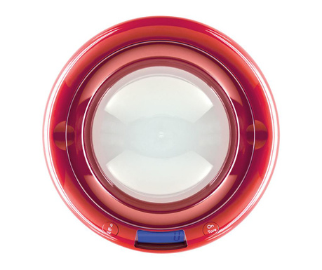 Digitalna kuhinjska tehtnica Bubble Red