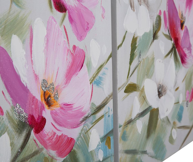Комплект 3 картини Garden Flowers 30x30 см