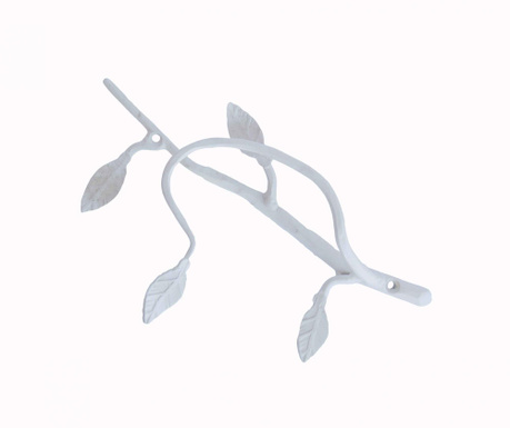 Cuier Bolzonella, Branch White, 15x4x25 cm, fier
