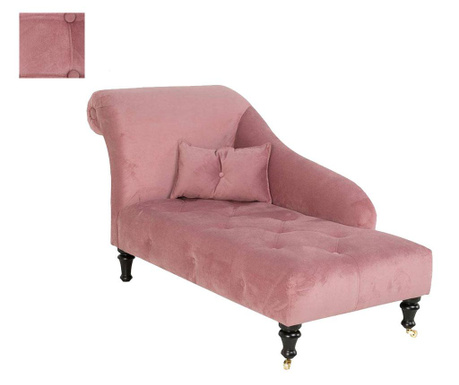 RESIGILAT Sezlong living dreapta Kalatzerka, Emilia Dark Pink, roz inchis, 165x88x70 cm
