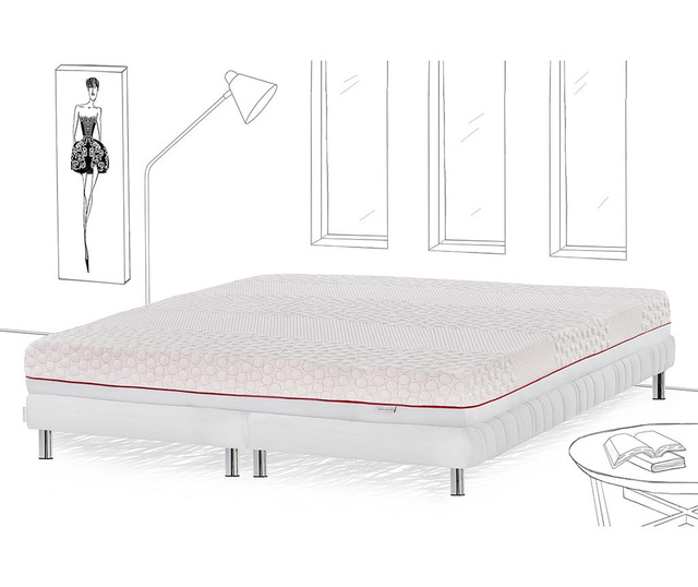 Set 2 kreveta i madrac Position Etoile 180x200 cm