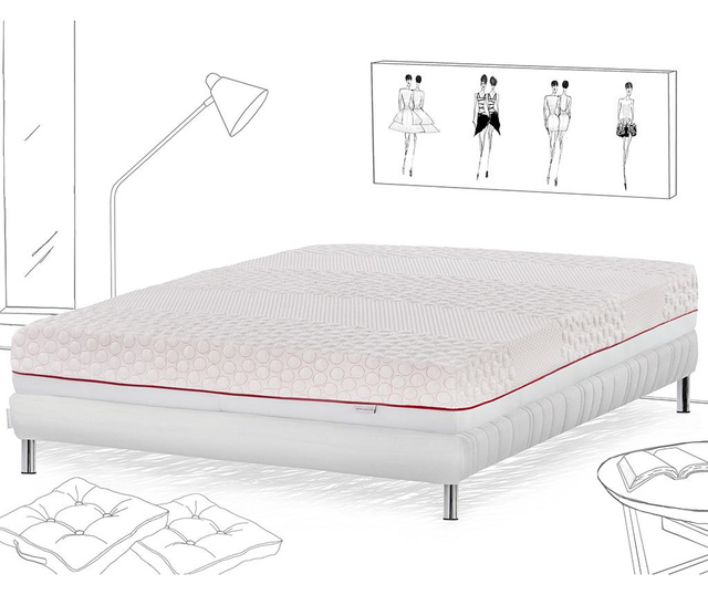 Set krevet i madrac Position Etoile 140x190 cm