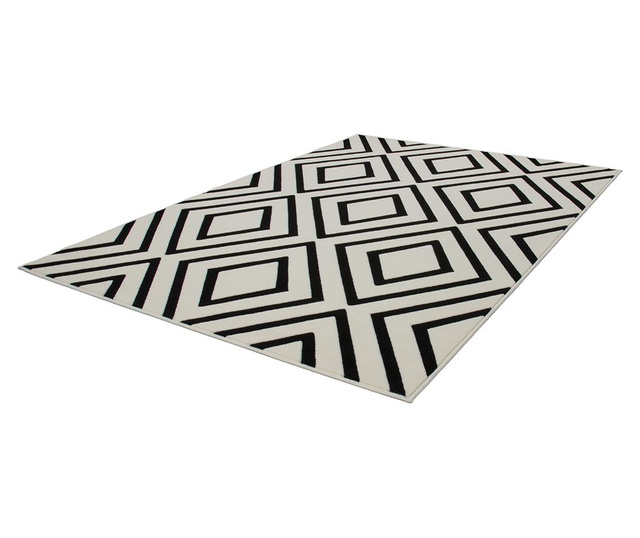 Tepih Sentosa Black and White Style 200x290 cm