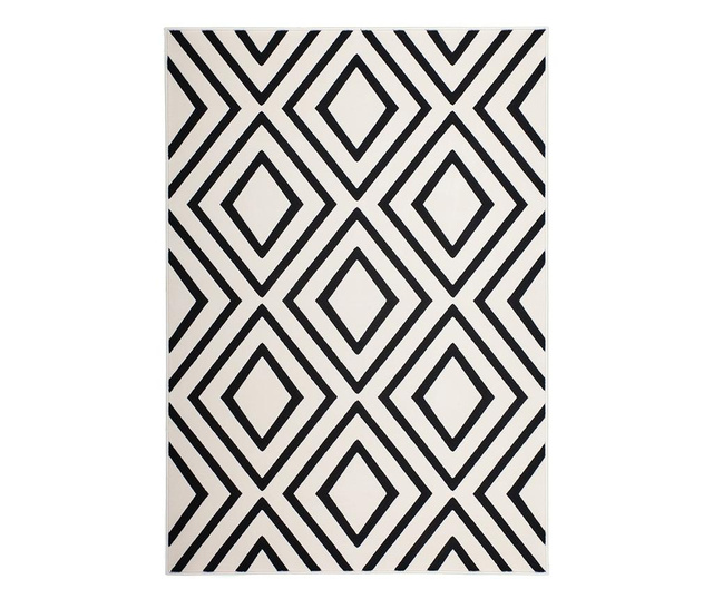 Tepih Sentosa Black and White Style 80x150 cm