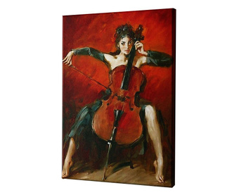 Slika Red Symphony by Andrew Atroshenko 60x90 cm