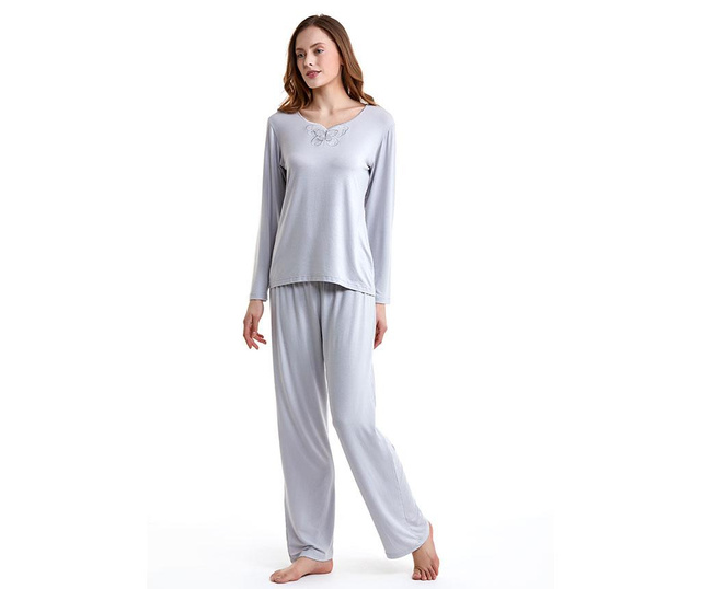 Ženska pidžama Cassya Silver XL