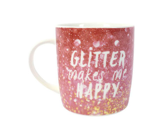 Glitter Makes Me Happy Bögre 300 ml