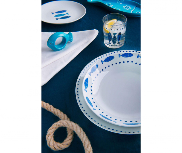 18-dijelni servis za jelo Ocean Blue