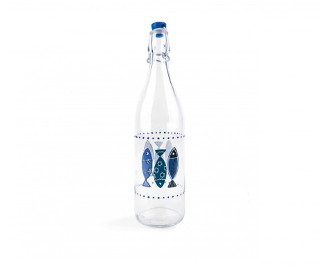 Fľaša so zátkou Ocean Blue 1 L