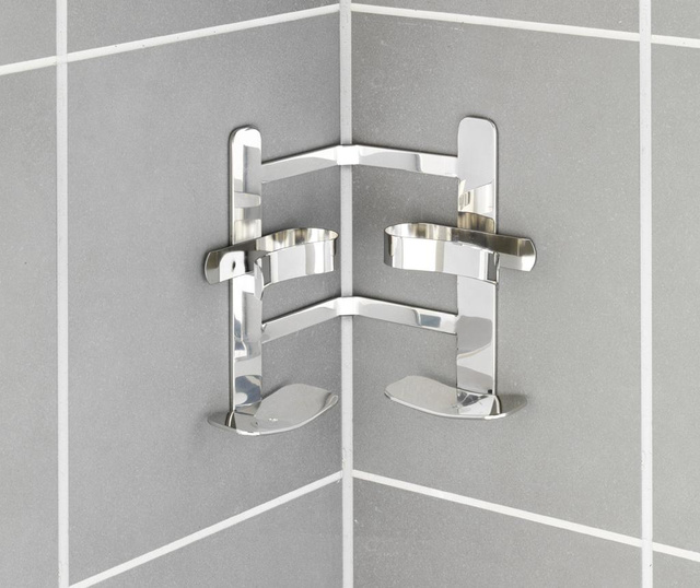 Duo-Clippsy Sarok fürdőszobai kiegészítő tartó