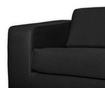 Canapea 3 locuri Kult, Ava Bladen Black, negru, 203x90x66 cm