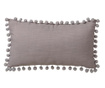 Ukrasni jastuk Pompon Grey 30x50 cm