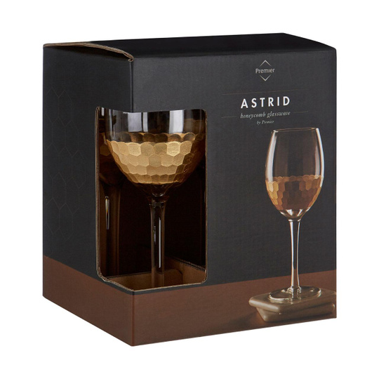 Astrid 4 db Fehér boros pohár 300 ml