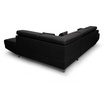 Coltar extensibil dreapta Kult, Rio Tyren Black, negru, 79x297x206 cm