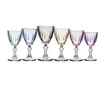 Сервиз 6 чаши със столче Diamondy Colors 300 мл