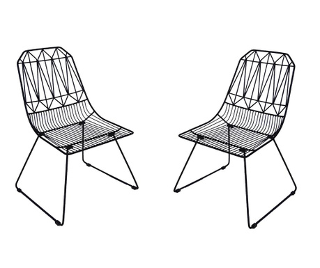Set 2 stolice za vanjski prostor Poltron