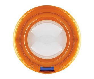 Cantar digital de bucatarie Viceversa, Bubble Orange, plastic ABS, 24x24x29 cm