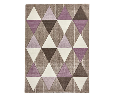 Covor Think Rugs, Brooklyn Beige Purple, 120x170 cm