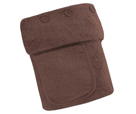 Kupaonski ručnik Buttons Brown 70x140 cm