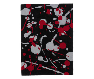Килим Hong Kong Black and Red 80x150 см